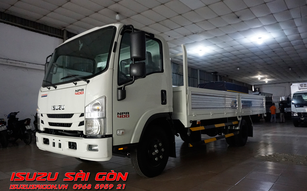 Xe Tải Isuzu 3T5 Thùng Lửng | Xe Isuzu 3.5 Tấn NPR400 Thùng Lửng 2